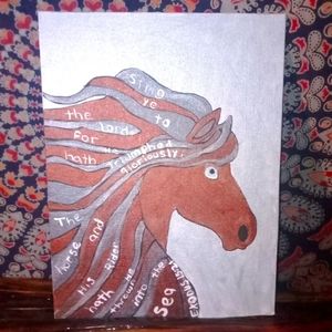 original painting Bible scripture abstract art